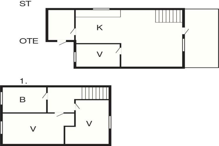 4 Person Holiday Home In R M Sønderby Kültér fotó